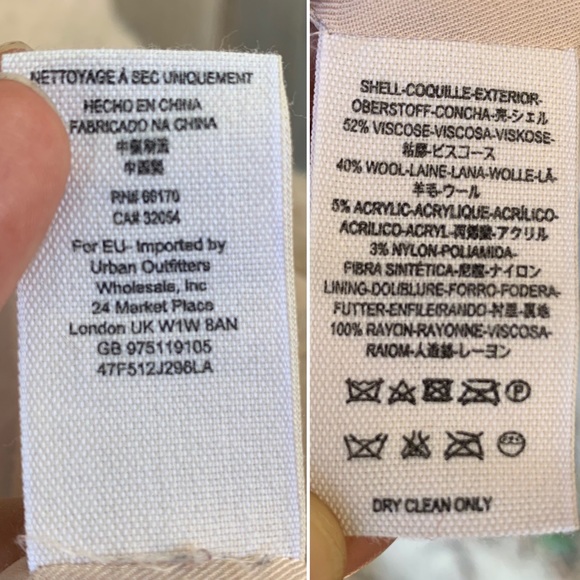 Free People mauve blush pink oversized button down teddy sherpa jacket overcoat - Picture 14 of 16